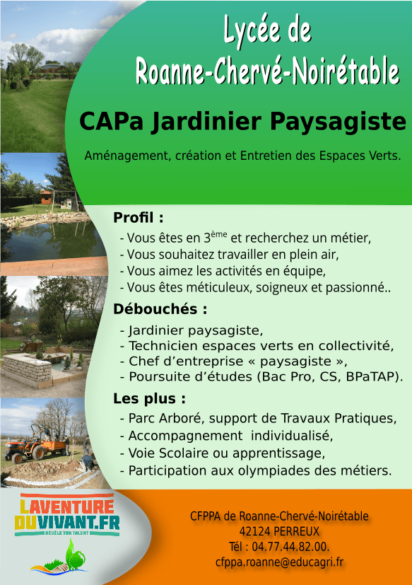 CAP Jardinier Paysagiste - EPLEA