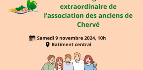 Assemblée générale extraordinaire anciens de Chervé